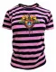 Streifen Top Pink Herz