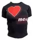 Schwarzes Top I Heart Men
