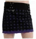 Gothic Mini Skirt Skulls & Crosses