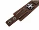 Wristband Iron Crosses Brown