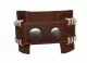 Wristband Iron Crosses Brown