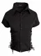 Black Gothic Shirt with Laces