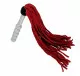 Leather Flogger Red with 45 Straps