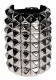 7 Reihen Pyramidennieten Armband
