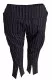 Trousers short with stripes