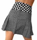Mini skirt black & white