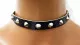 Pointed Studs Lacquer Choker