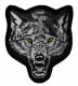 Embroidered Patch Angry Wolf