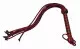 Riemen Flogger Schwarz & Rot