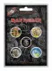 Button Pack - Iron Maiden The Faces Of Eddie
