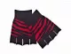 Fingerless Gloves Zebra Red