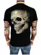 Pierced Skull Rock TShirt with Studs (Glow in the dark)