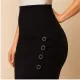 Black asymetric Skirt with fashionable Sequins