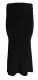 Long black Skirt with slots on the Side