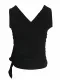 Womens Top Sequin Black