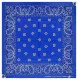 XL Bandana Halstuch Petrol Blau Paisley