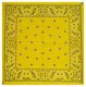 XL Bandana Halstuch Gelb Paisley