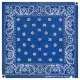XL Bandana Halstuch Hellblau Paisley