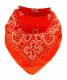 XL Bandana Halstuch Orange Paisley