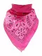 XL Bandana Scarf Pink Paisley