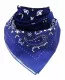 XL Bandana Scarf Royalblue Paisley
