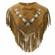 Womens Leather Poncho