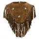 Leather Poncho for Women