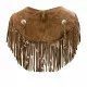 Leather Poncho for Women