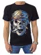 T-Shirt Gepiercter Totenkopf (Glow in the dark)