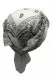 White Bandana Sun Cap Paisley Pattern