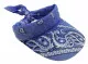 Baby Blue Bandana Sun Cap Paisley Pattern