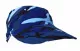 Bandana Sun Cap Blue Camouflage Pattern