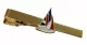 Metal tie clip with Sailing Boat