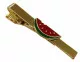 Metal tie clip with Melon