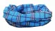 Multifunctional Tube Scarf blue checkked