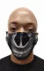 Gesichtsmaske Totenkopf Gebiss