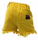 Girls hot pants in yellow