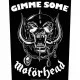 Motörhead Gimme Some Rückenaufnäher