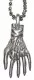 Gothic Necklace Skeleton Hand