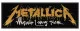 Metallica Wherever I May Roam Patch