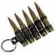 5 Row M60 Bullet Key Ring Brass Or Chrome Coloured