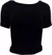 Skinny Black Girlie Top