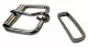 Roller buckle 50mm x 35mm iron nickel plated