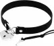 Gothic Heart Choker With Padlock & Key