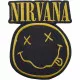Embroidered Patch Iron On Nirvana Happy Face Logo