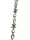 Barbed wire wallet chain