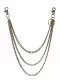 3 row trouser metal chain
