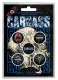 Carcass Necro Head Button Badge Set