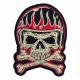 Gestickter Aufnäher | Aufbügler Hell Rider Skull
