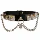 Halsband Choker Pyramidennieten & Anhänger